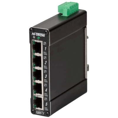 Red Lion Industrial Ethernet Switch, 1005TX